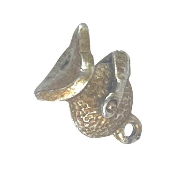 Vintage Knight Helmet Charm Pendant Medieval Armor Head Silver Tone Metal - Picture 6 of 8